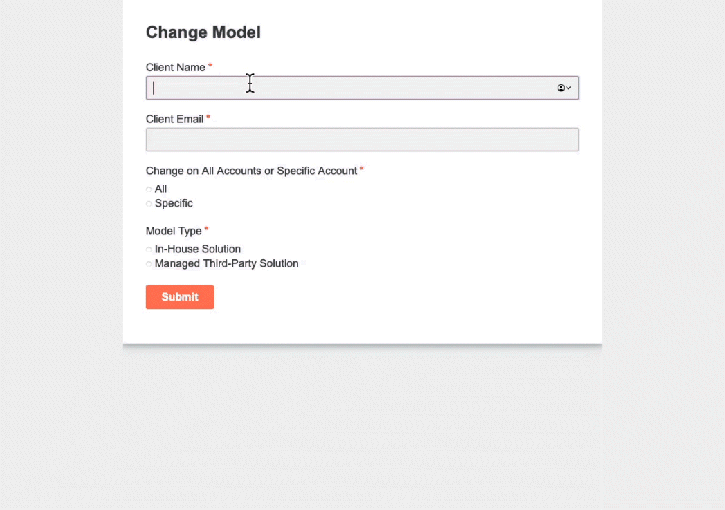 change model